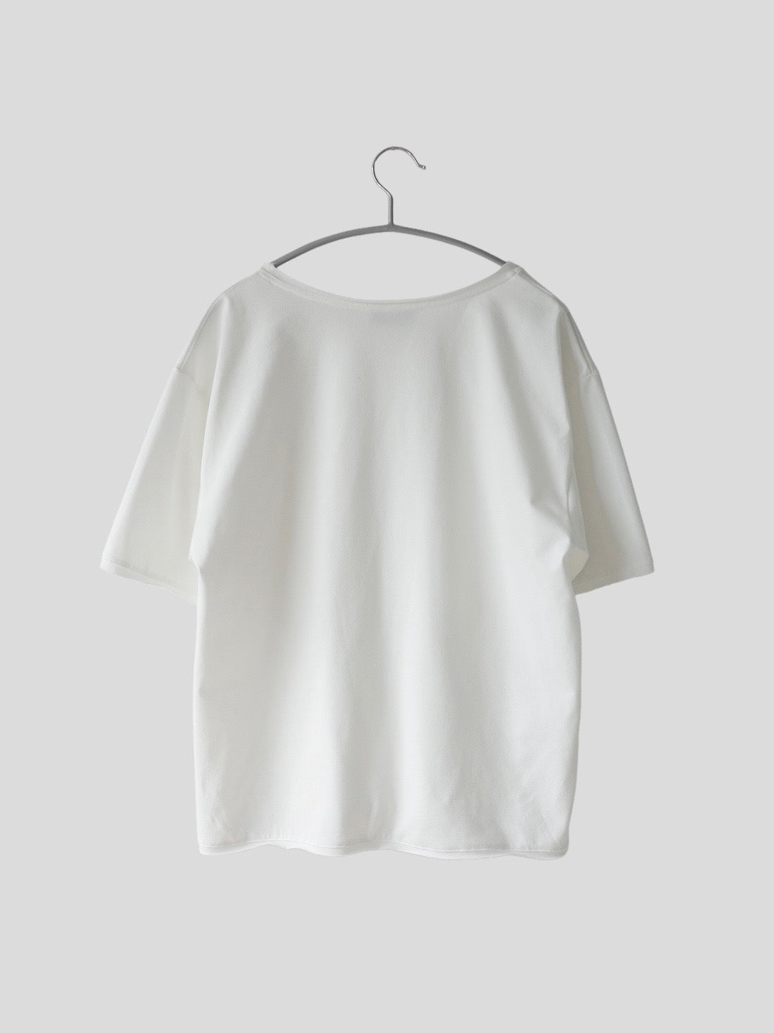 Raw Edge Tee 【White】
