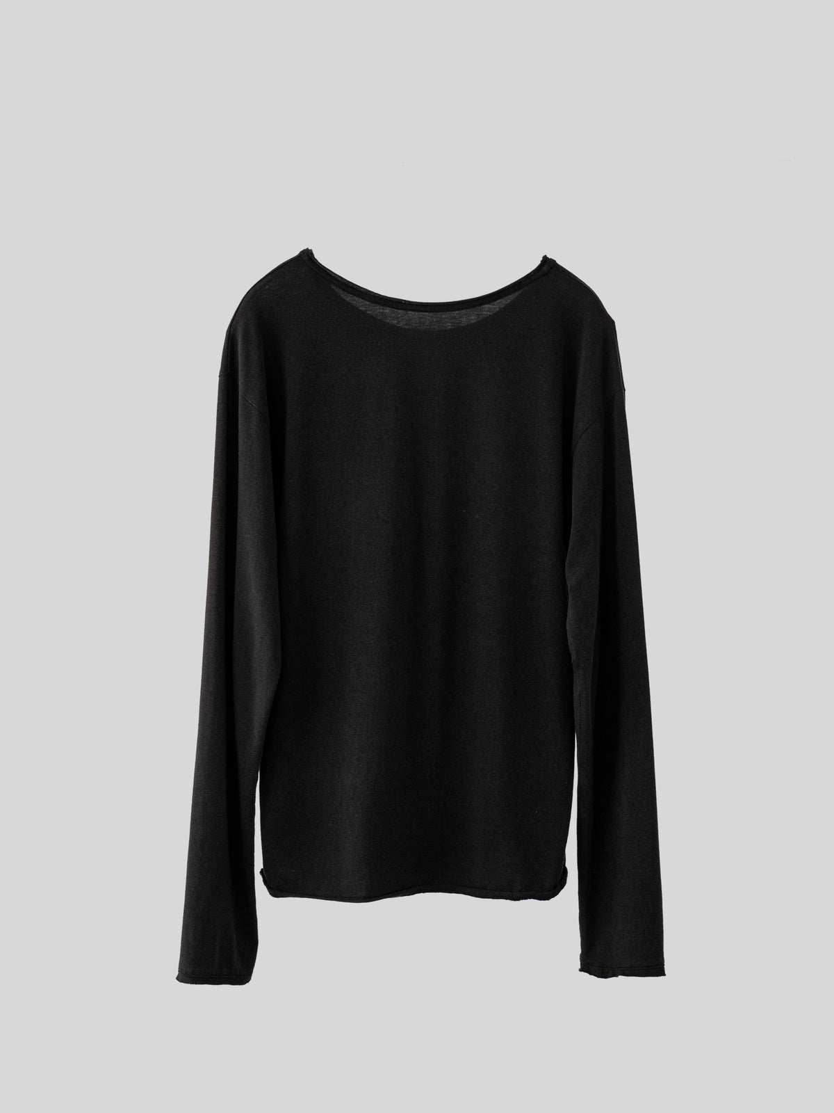 Cross Line Long Sleeve Tee 【Black】【PRE-ORDER】