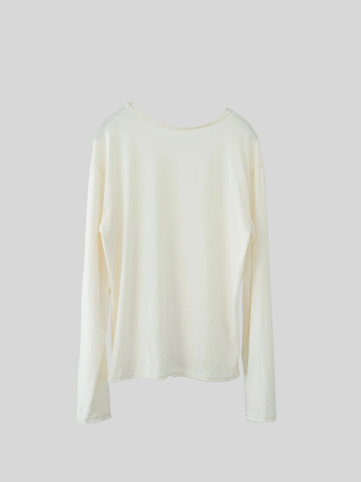 Cross Line Long Sleeve Tee 【Off white】