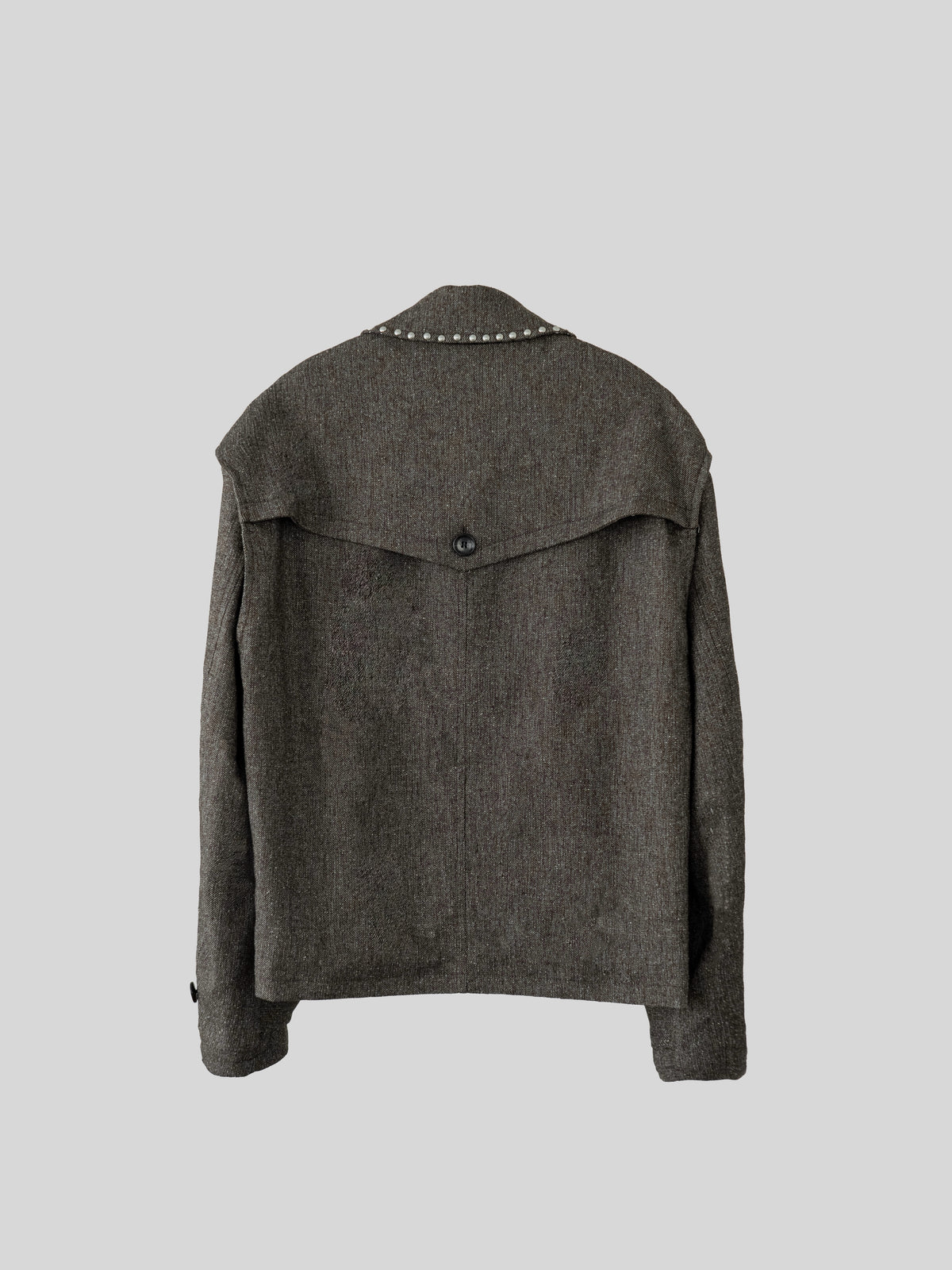 Studded Collar Jacket 【Brown】【PRE-ORDER】