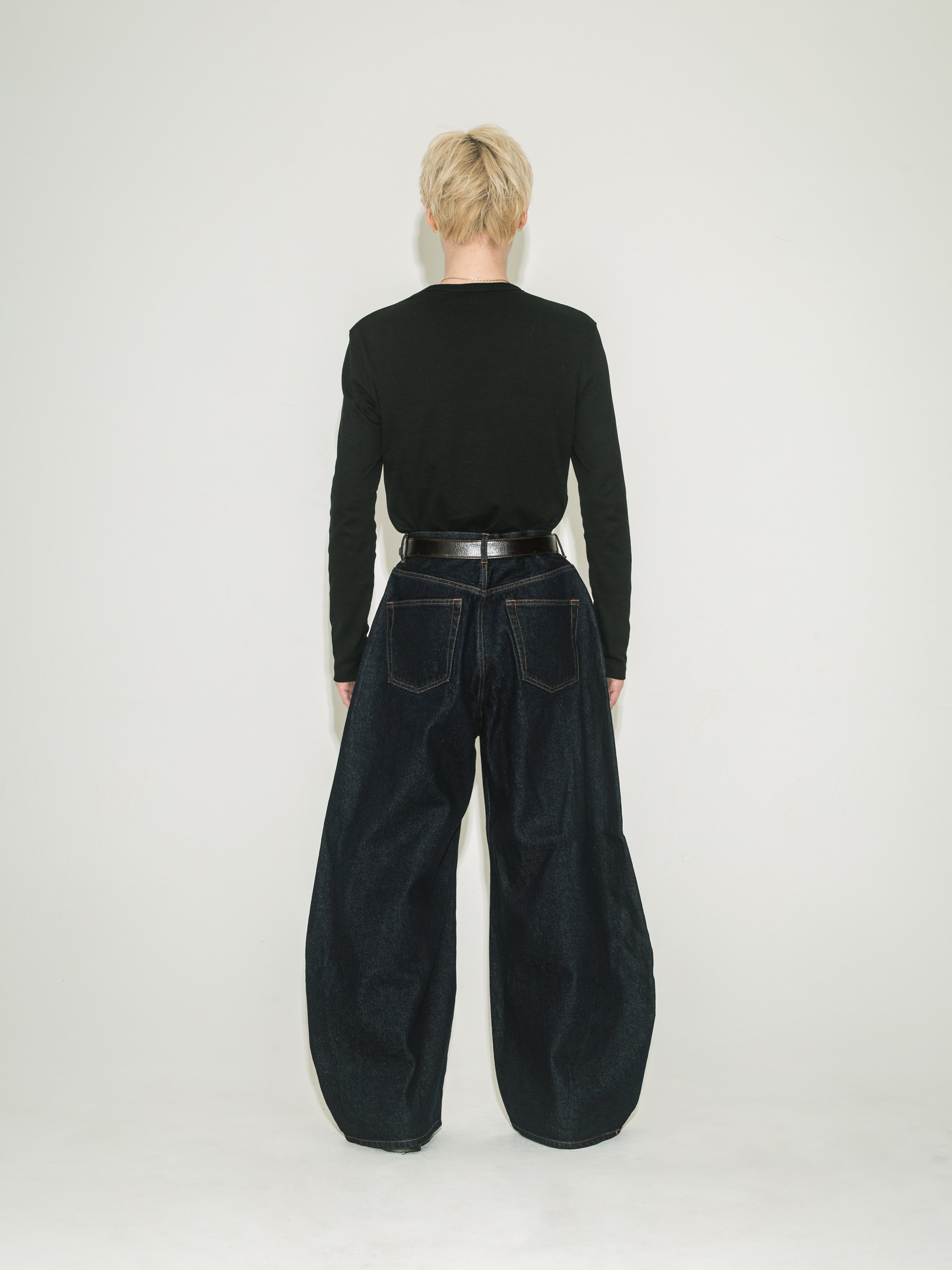 Defined Wide Denim 【Indigo Blue】 – LÉREN