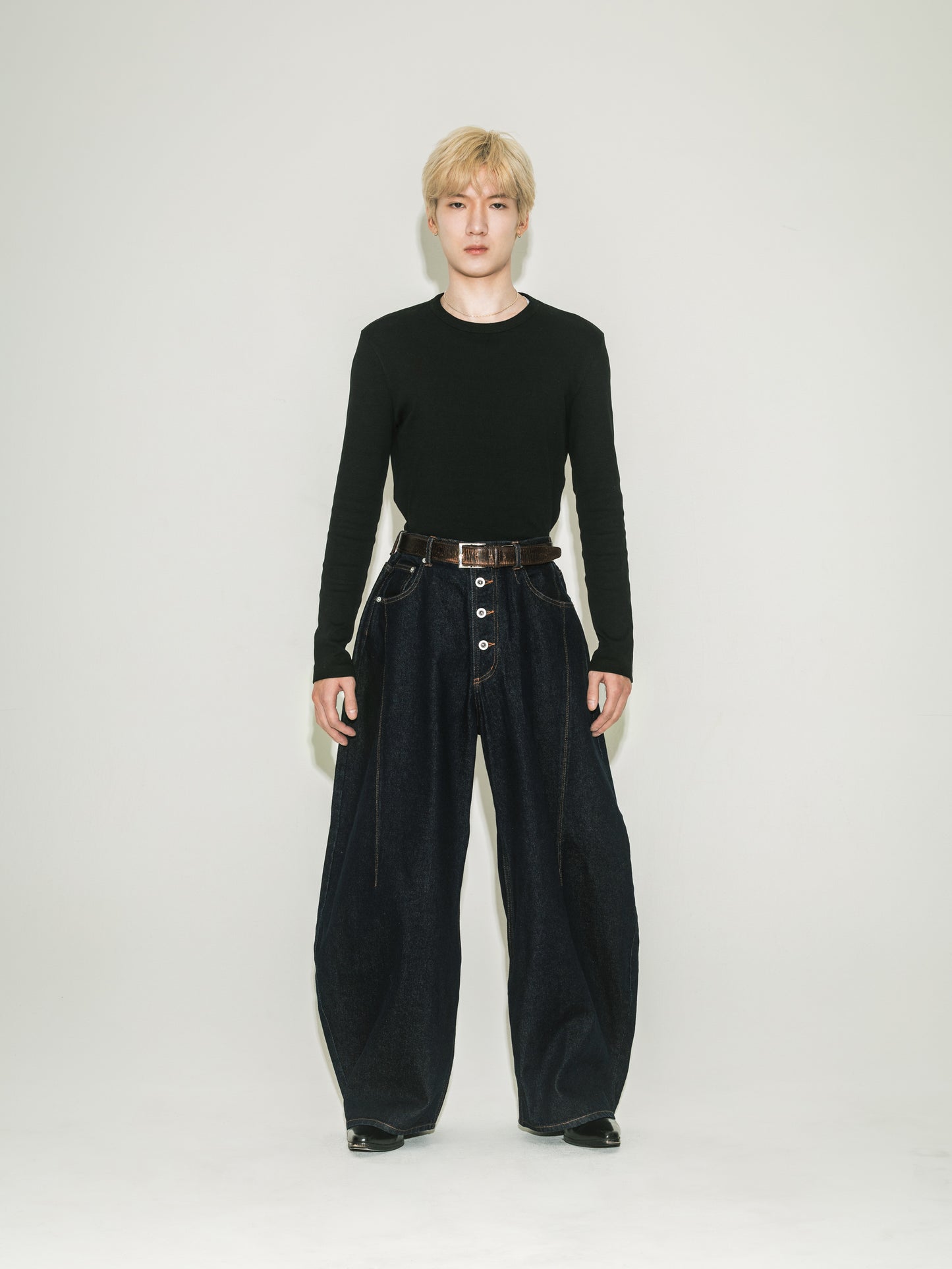 Defined Wide Denim 【Indigo Blue】