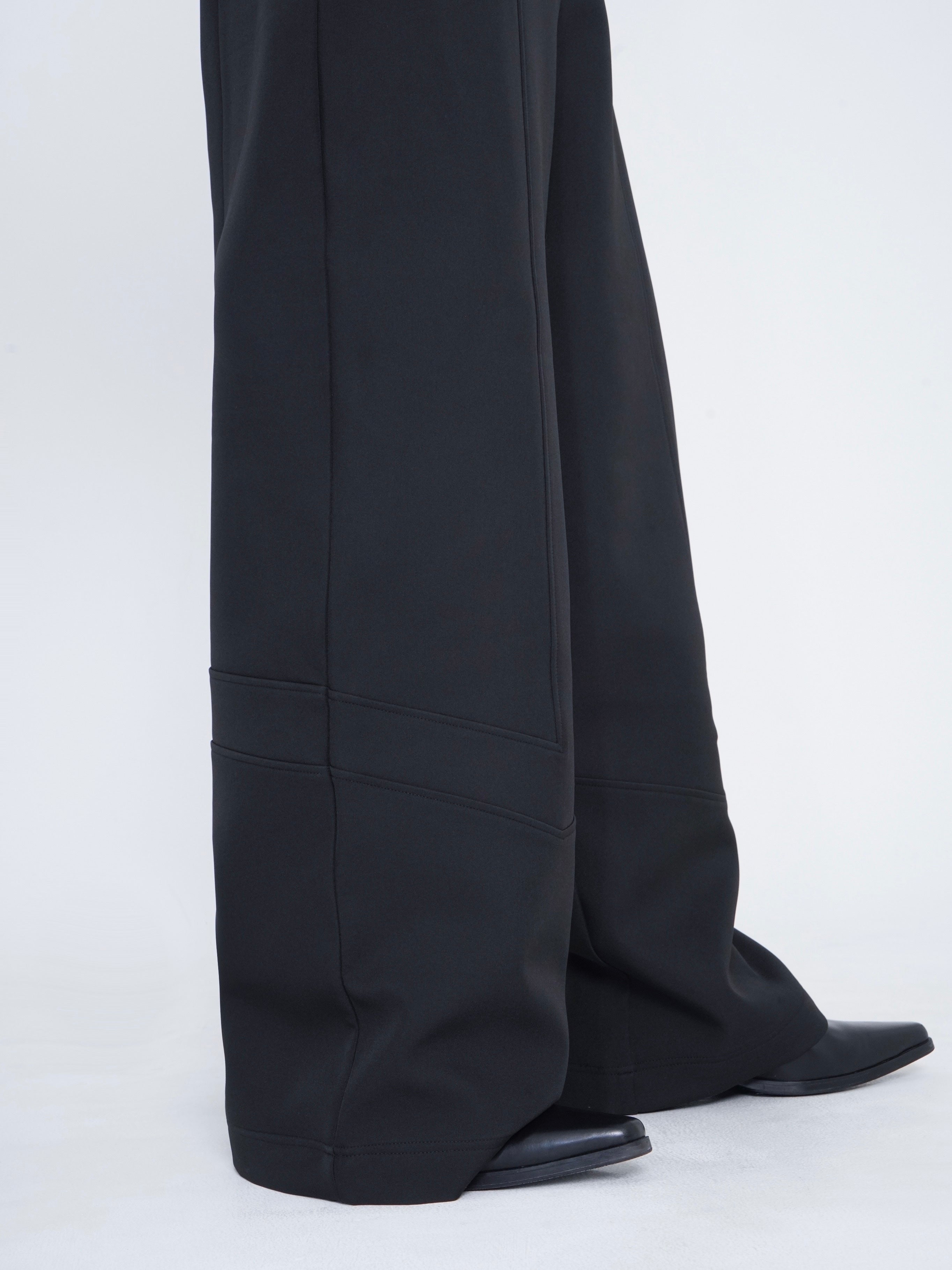 Structured Wide Trousers – LÉREN