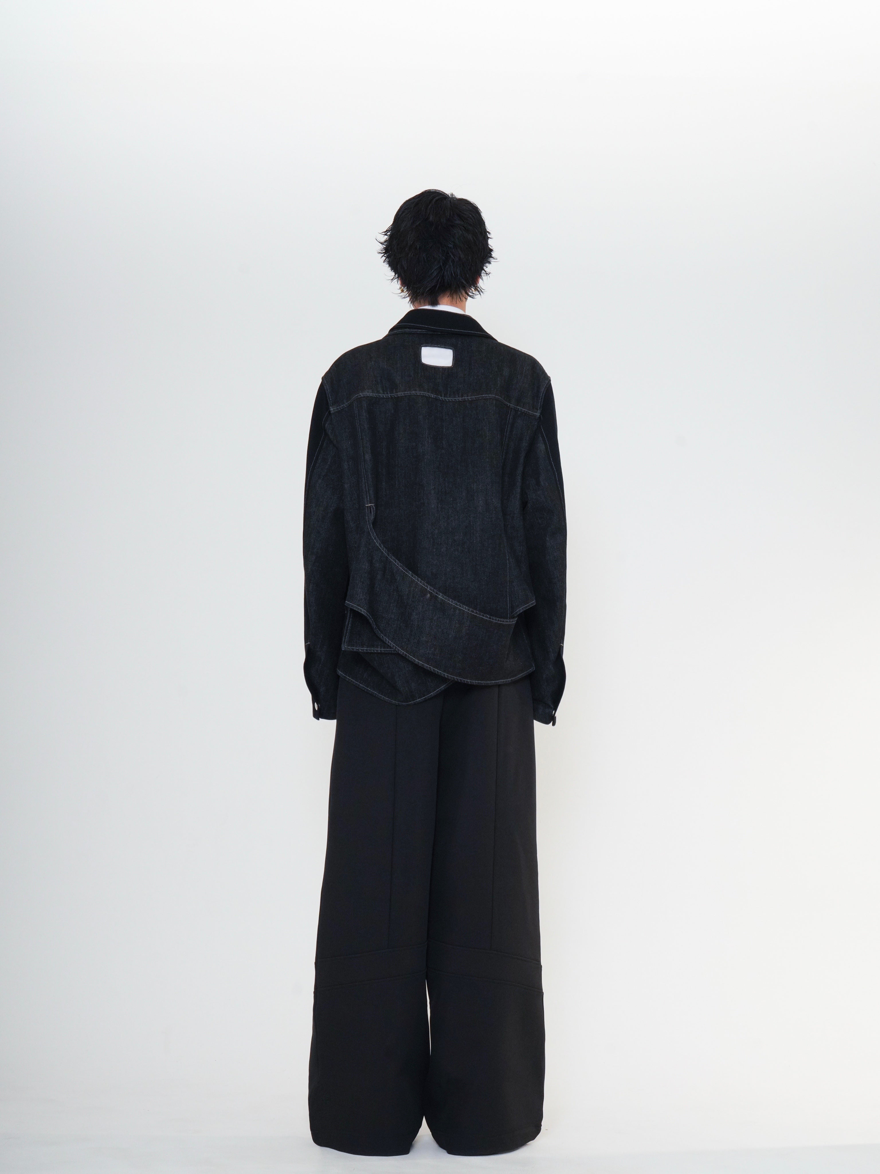 Structured Wide Trousers – LÉREN