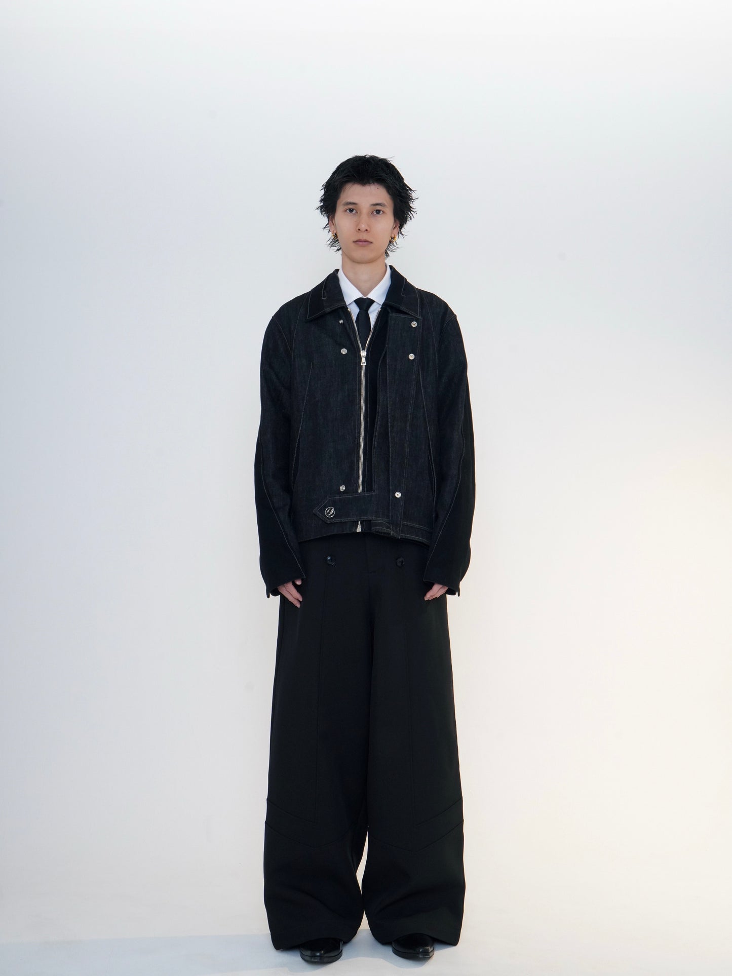 Structured Wide Trousers