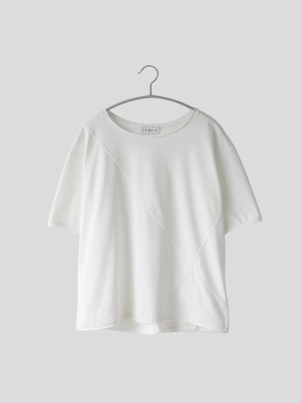Raw Edge Tee　【White】