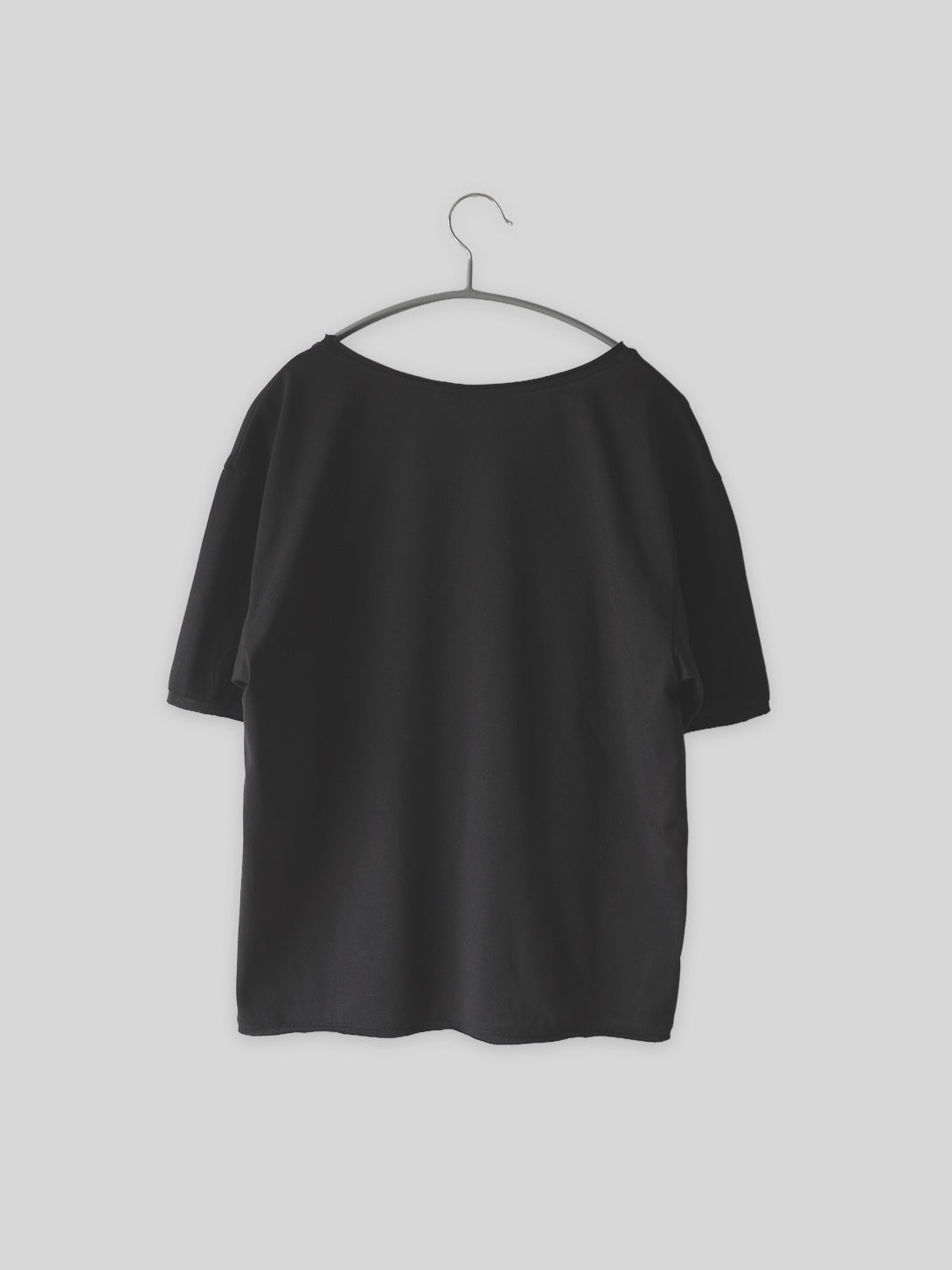 Raw Edge Tee　【Black】